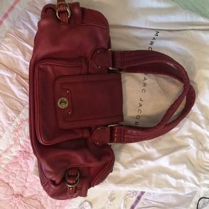 Marc Jacobs red leather bag